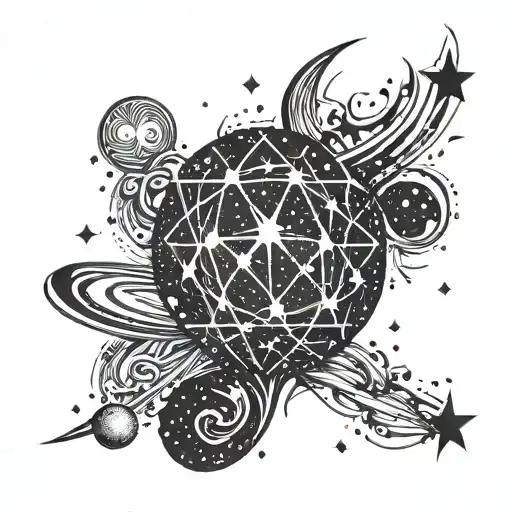 Galaxy Filled With Stars