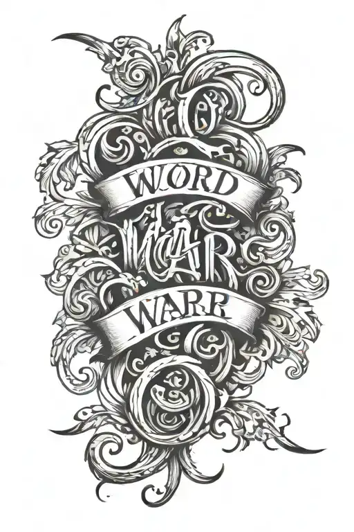 The Word War In Cursive And The Date 06 10 23 Number