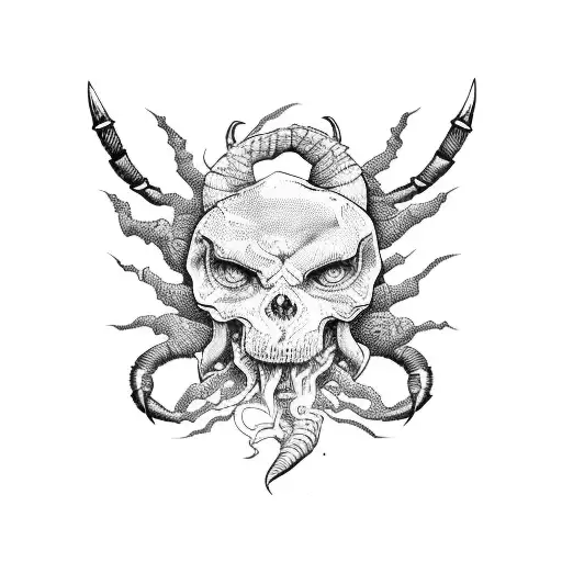 Number Nineteen With Scorpion