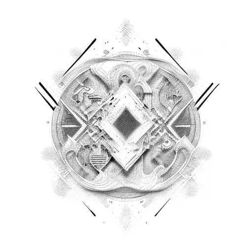 Abstract Representation Of Cybersigilism