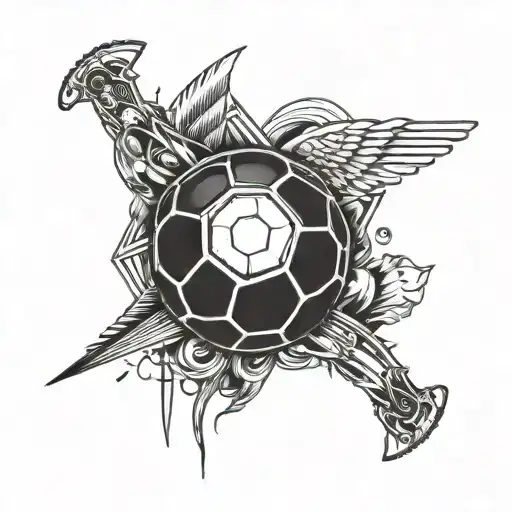 Music Football Flight