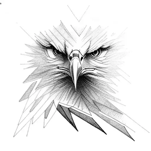 A Majestic Eagle Perched On A Branch In A Serene Forest