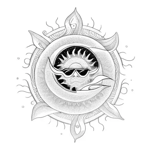 Sun Sea Wave African Style