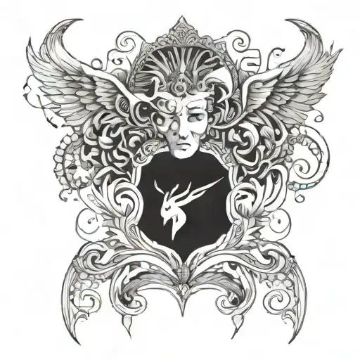 Neck Tattoo That Unique And Need Something With Dark Vibe