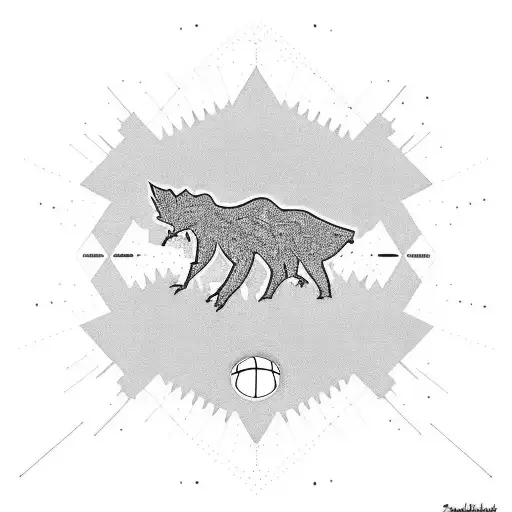 Toronto Skyline Made By A Spider With All Toronto Sports Team Logo In Color With Anime Stars