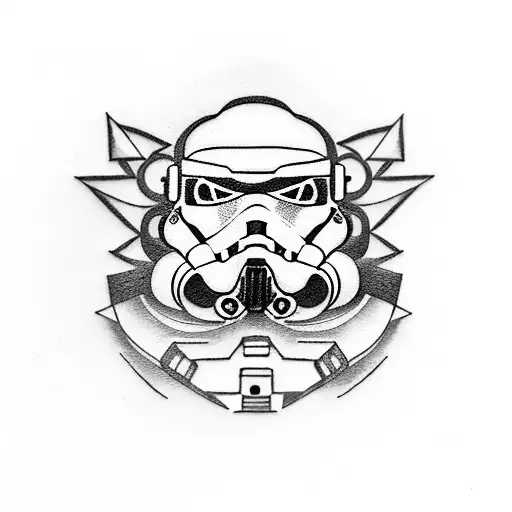 A Mashup Of Star Wars And Studio Ghibli Characters