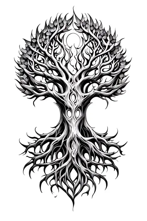 Yggdrasil Tribal Style