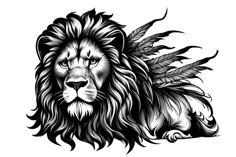 Lion Rasta Lion Head