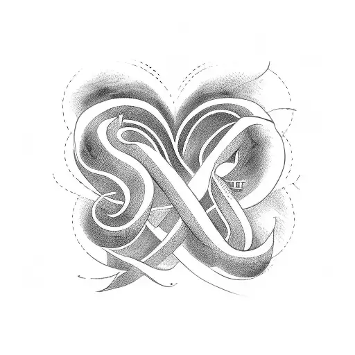 A Heartbeat Line Forming The Word 'Love' In A Cursive Script