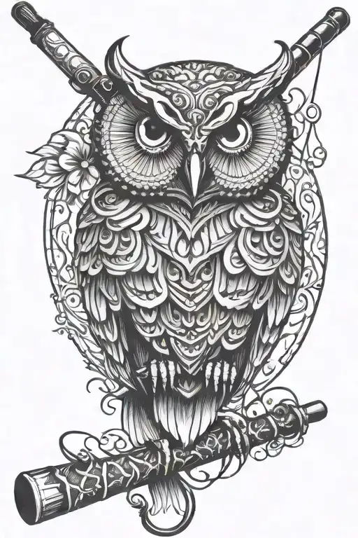 Tribute Owl Fishing Rod