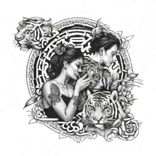 Lady And Tiger