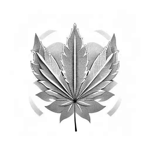 A Vinyl Record With A Hidden Cannabis Leaf Design