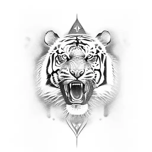 King Attacked By Tiger