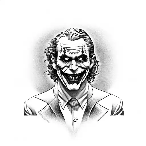 The Joker In The Style Of Brian Bolland From The Killing Joke