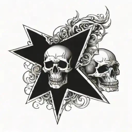 Half Sleeve Of A Cross Surrounded By An Eye And Skull