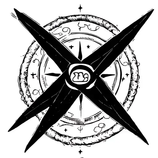 Southern Cross Star With Omega Symbol Incorporated