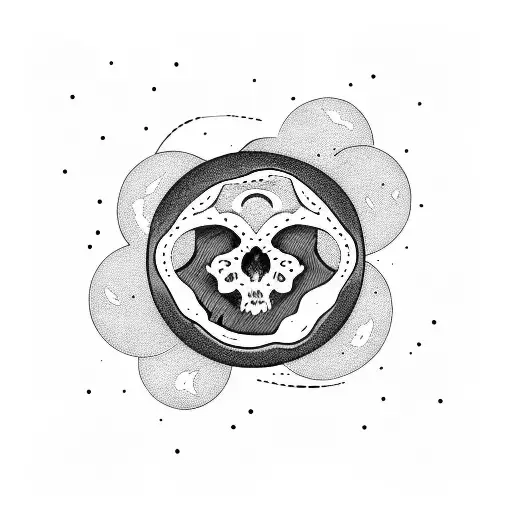 Moon Com Umas Gosmas Tipo Teia