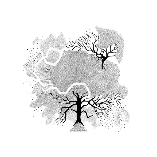 A Tree With Branches Made Up Of Interconnected Words And Phrases