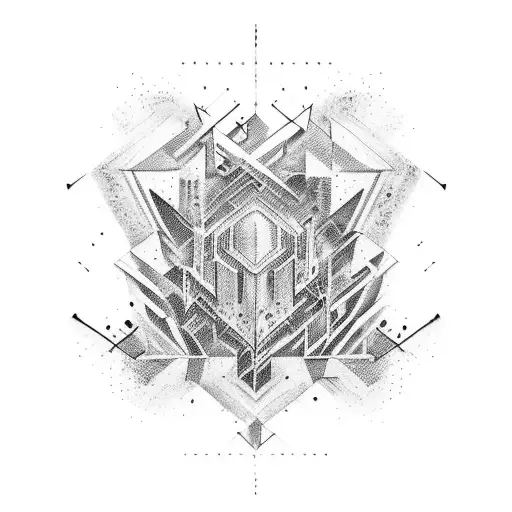 An Abstract Representation Of The Word 'Art'