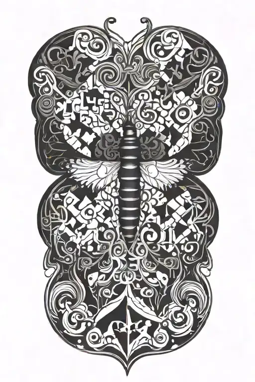 Butterfly With Puzzle Piece