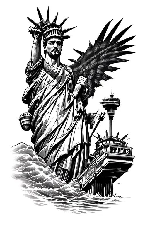 Usa California Hollywood Travel New York Man Sleeve