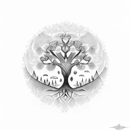 Whimsical Tree Of Life