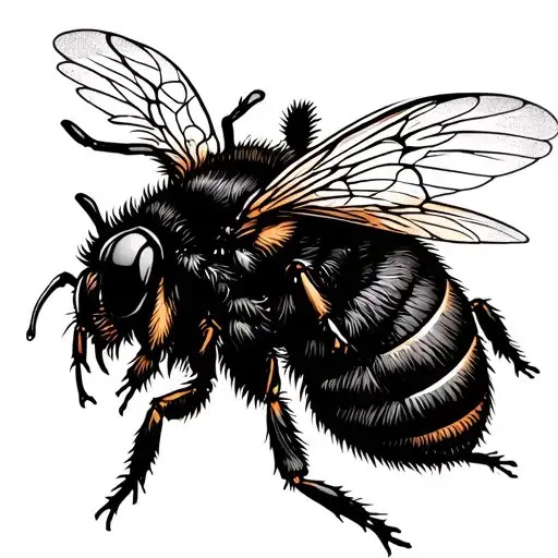 Attack Bee Flying Olds Hand