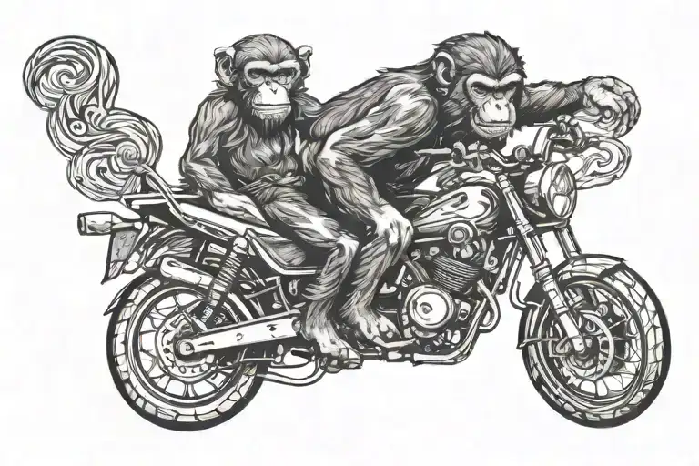 Angry Monkey Riding