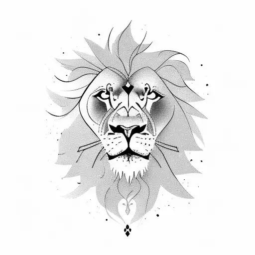 A Lion Playing A Guitar