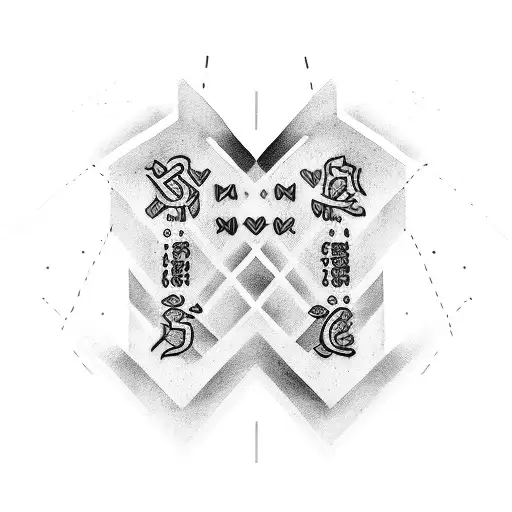 A Tattoo Of A Person's Date Of Birth