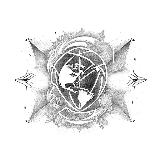 Represent Traveling Around The World On A Van And By Ocean On Catamaran