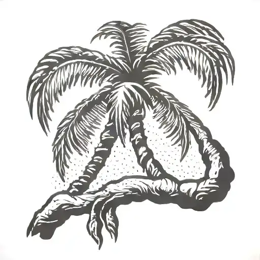 One Palm Tree Minimalist