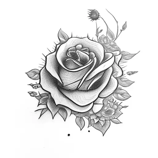 Bull Skull With Roses And Sunflowers