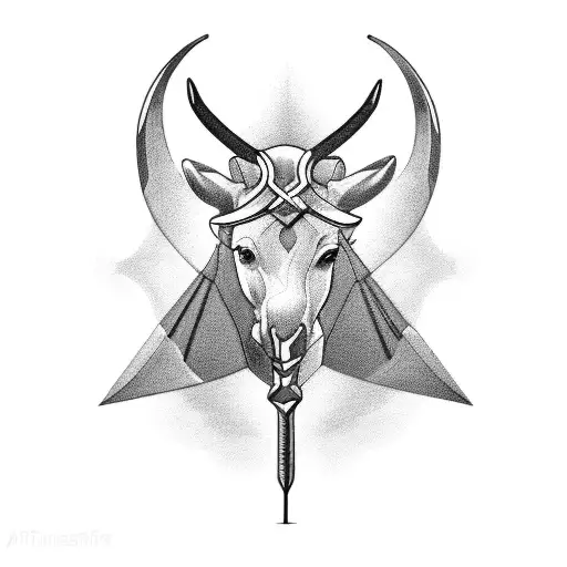 Sagittarius And Cross