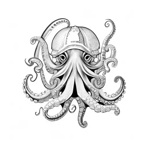 Navy Octopus Anchors