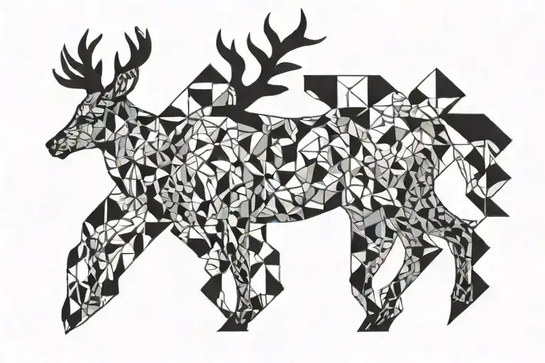 Geometrical Deer