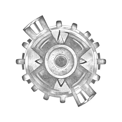 Mechanical Gears With Nature Elements