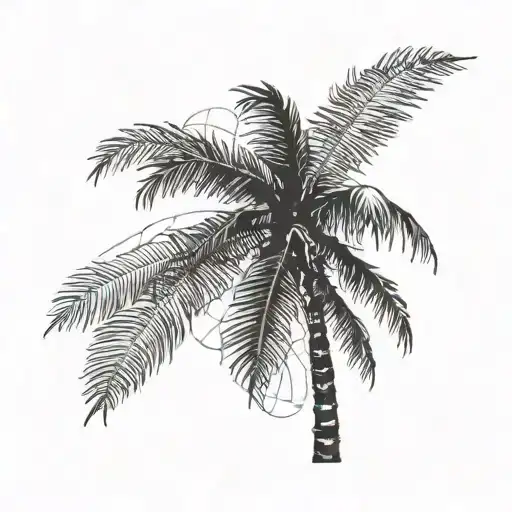 One Palm Tree Minimalist
