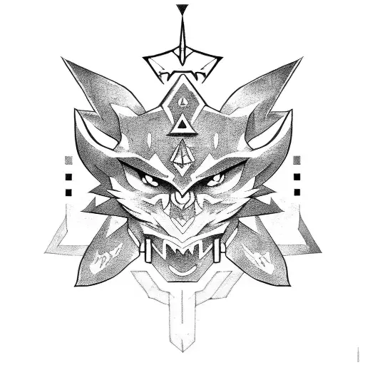 Zelda Themed Blackout With Negative Space