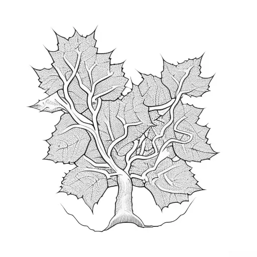 Ivy Growing On Mountain