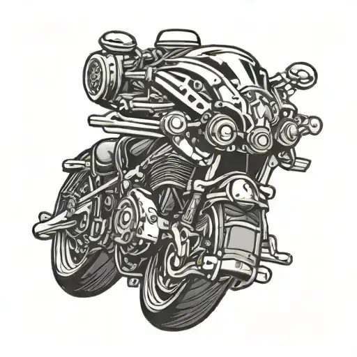 Motorcycle Engine Samurai