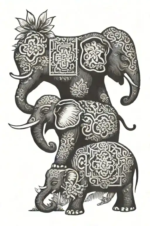 Buddhist Elephant Rice Fields