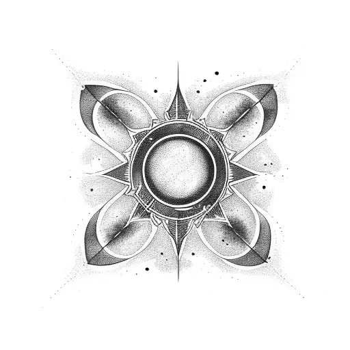 Stars And Moon Soaring Through The Sky Like A Armband