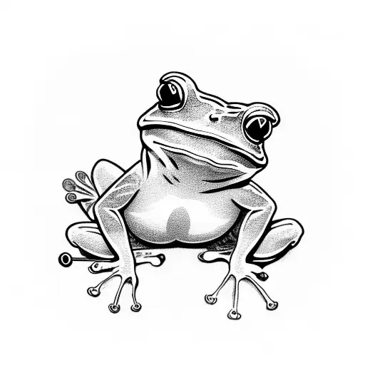 Frog With A Beard And A Katana