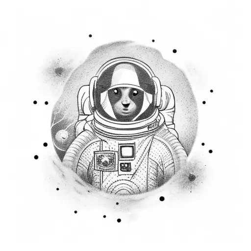 Astronaut Doing Namaste