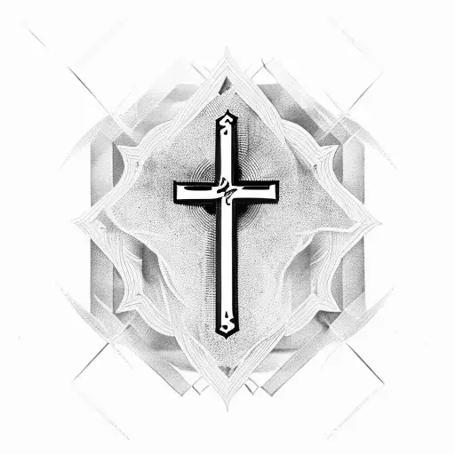 Abstract Christian Cross