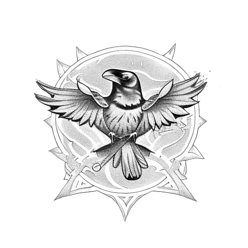 Raven On A Dagger