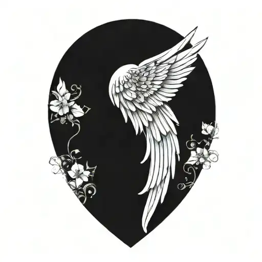 Angel Wing Stock Illustrations