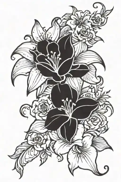 Lilly And Rose Half Sleeve