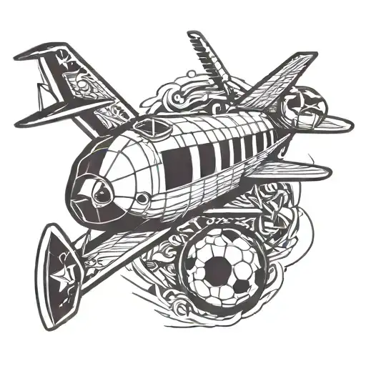 Music Football Aeroplane